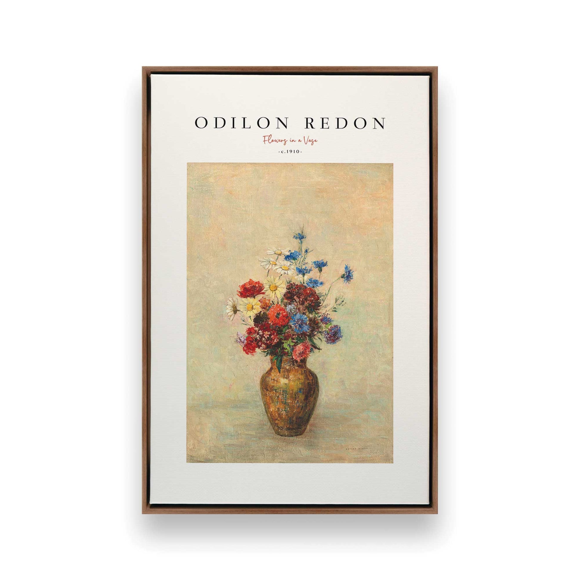 [Color:Walnut], Picture of art in a Walnut frame