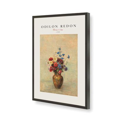 [Color:Satin Black], Picture of art in a Satin Black frame of the corner