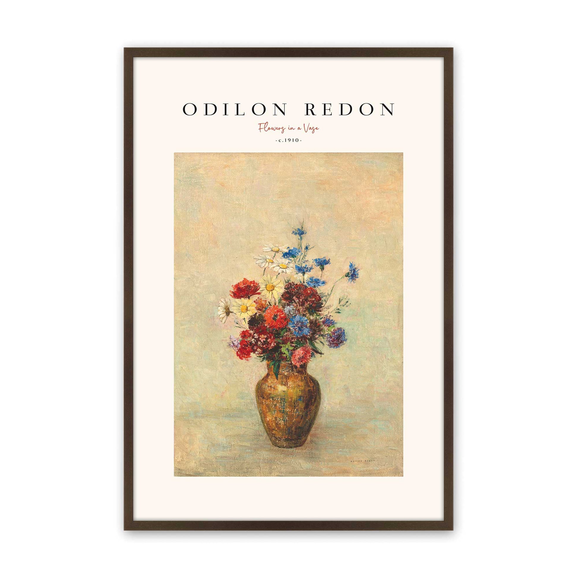 [Color:Belvinder Brown], Picture of art in a Belvinder Brown frame