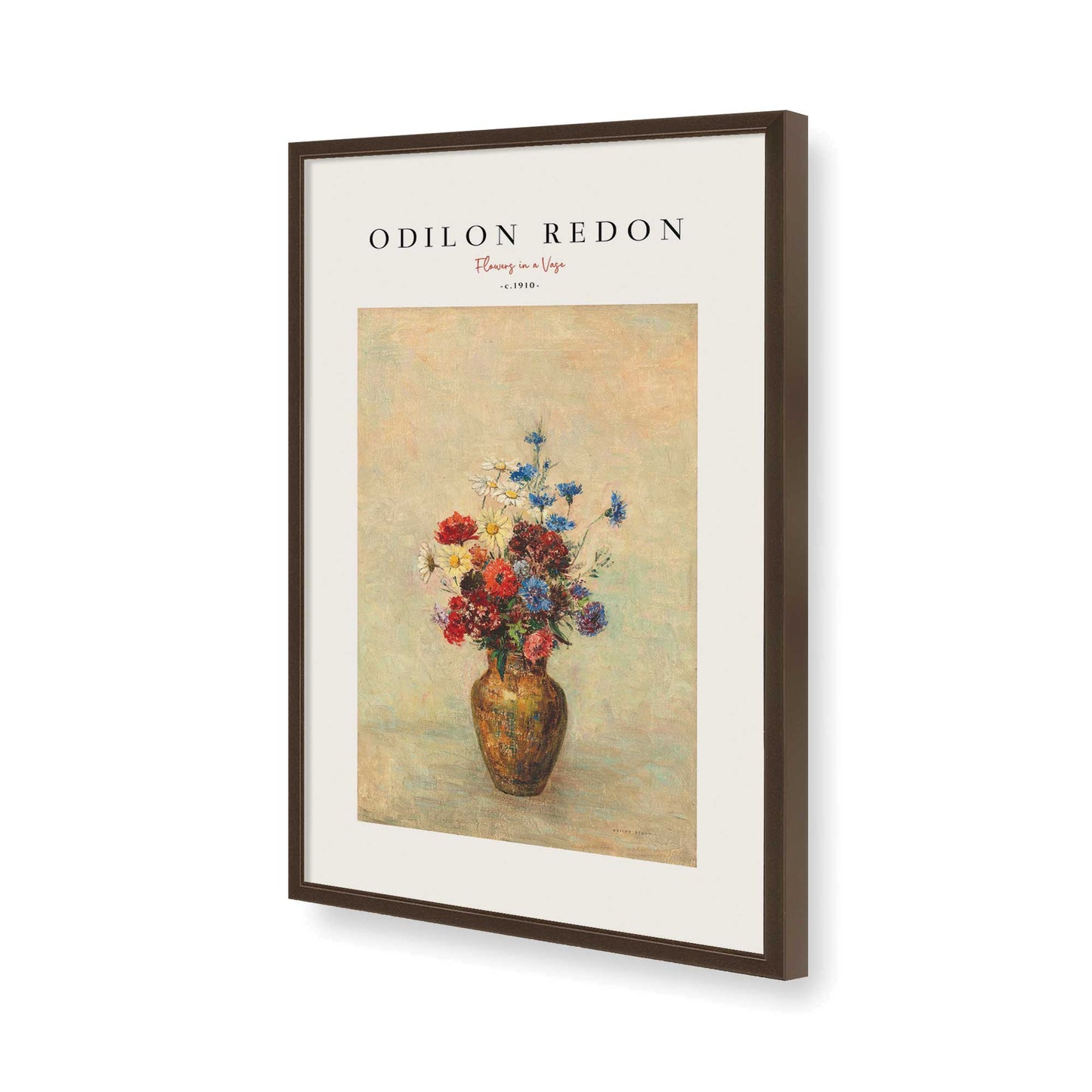 [Color:Belvinder Brown], Picture of art in a Belvinder Brown frame of the corner