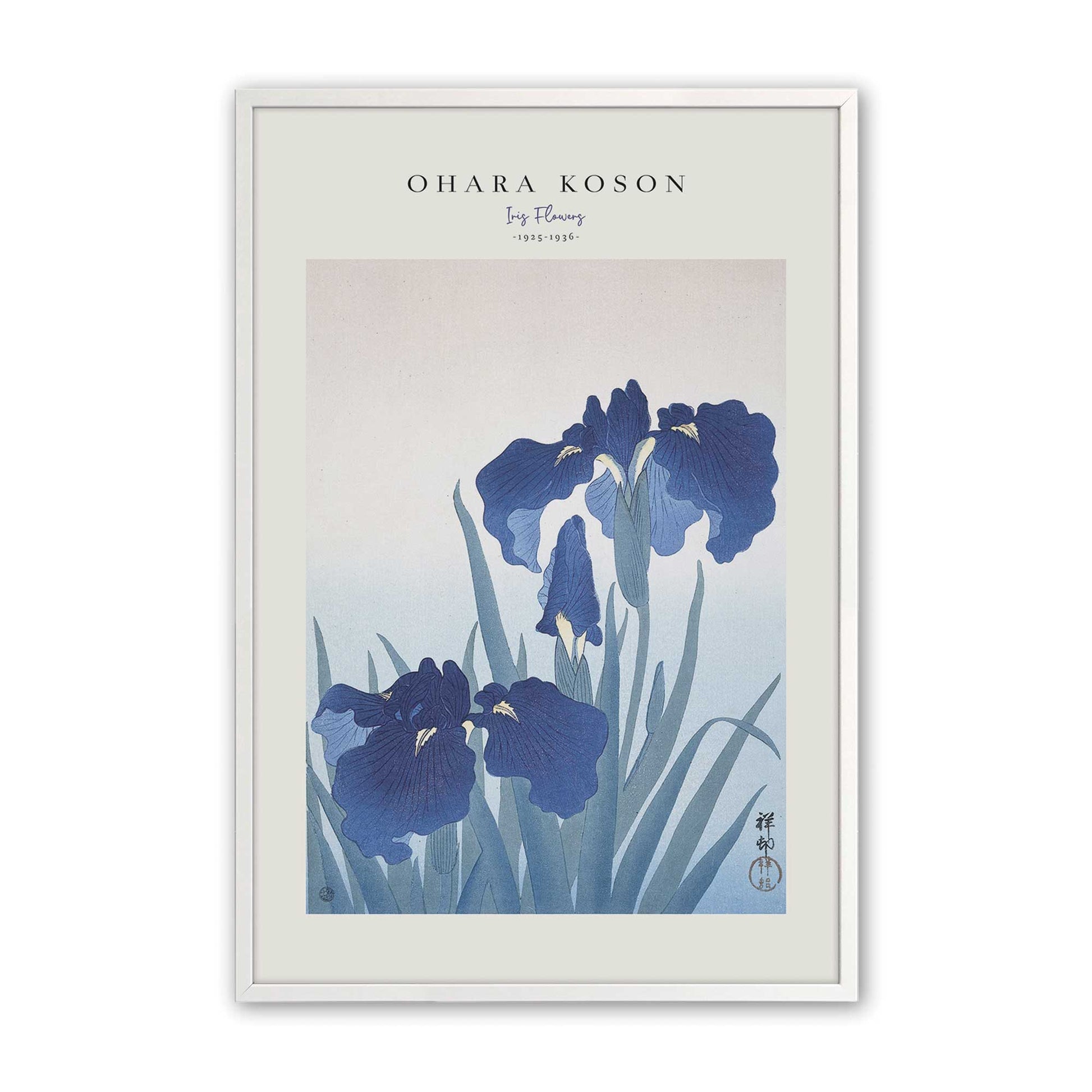 [Color:Opaque White], Picture of art in a Opaque White frame
