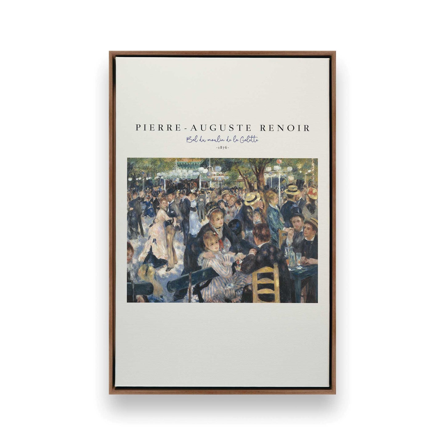 [Color:Walnut], Picture of art in a Walnut frame