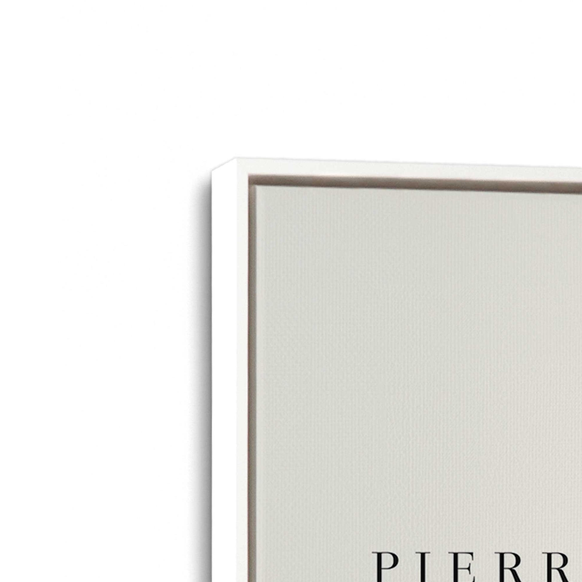 [Color:Opaque White], Picture of art in a White frame at an angle