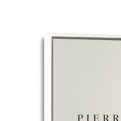 [Color:Opaque White], Picture of art in a White frame at an angle