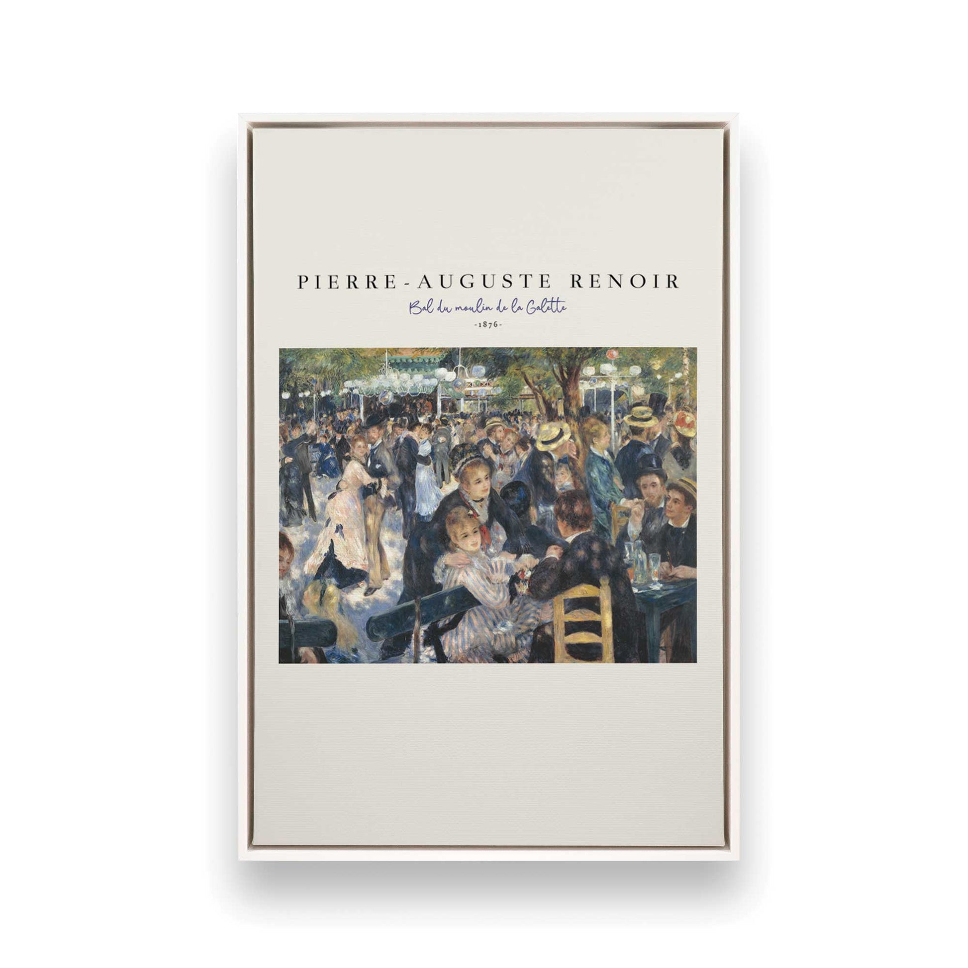 [Color:Opaque White], Picture of art in a White frame