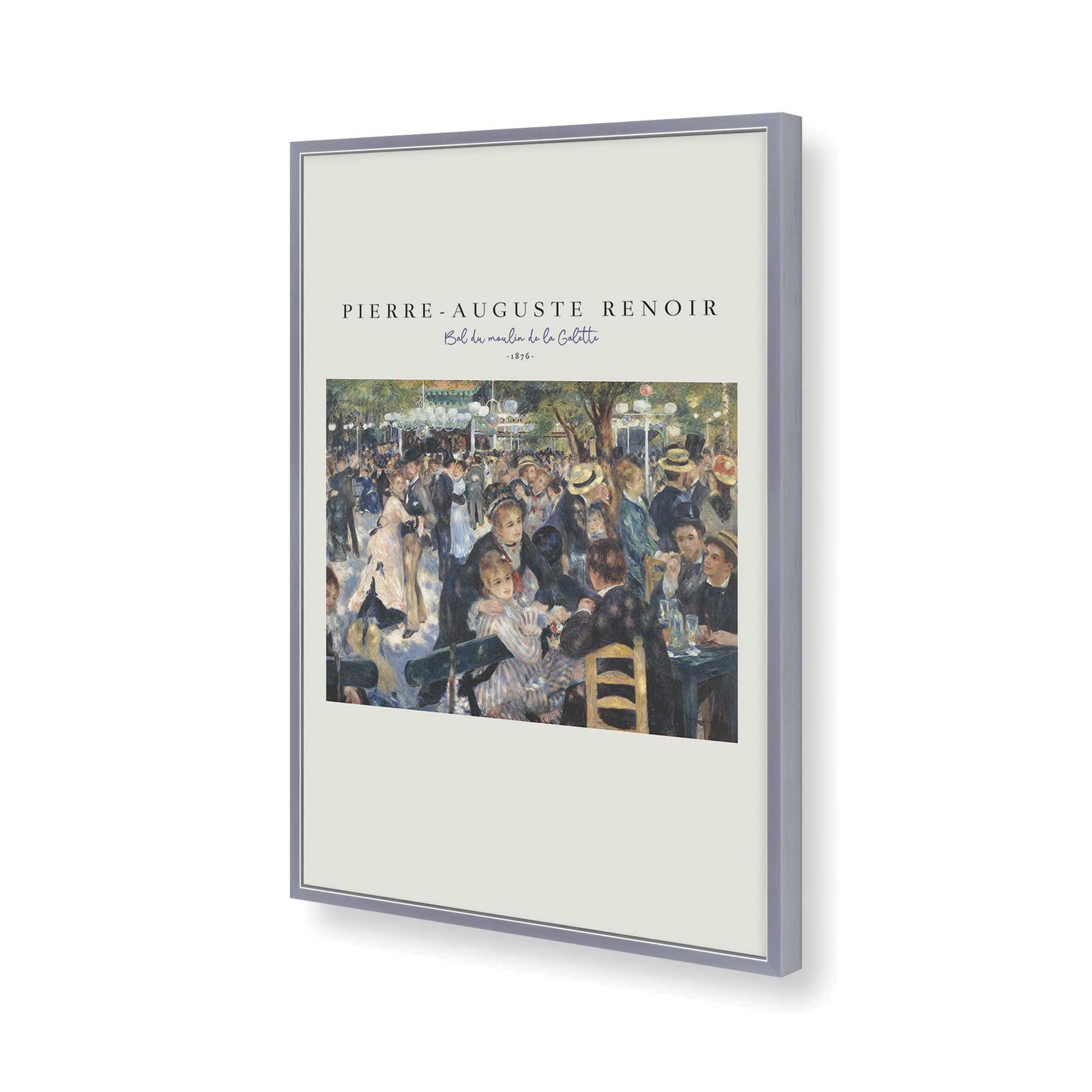 [Color:Polished Chrome], Picture of art in a Polished Chrome frame of the corner