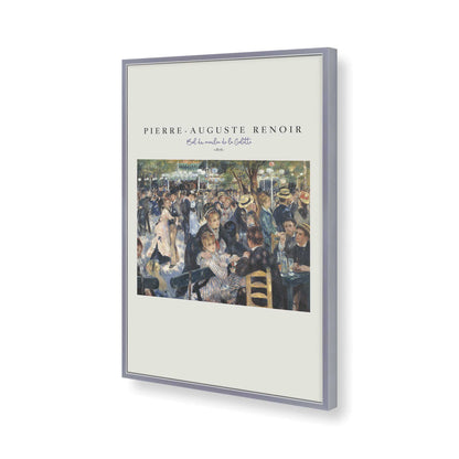[Color:Polished Chrome], Picture of art in a Polished Chrome frame of the corner