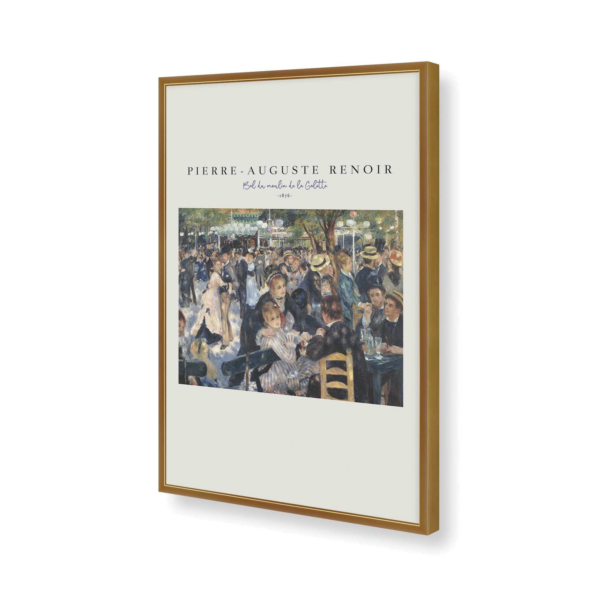 [Color:Polished Gold], Picture of art in a Polished Gold frame of the corner