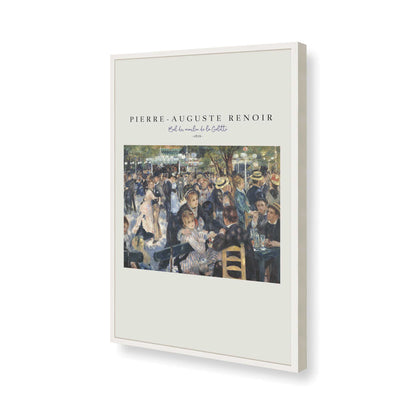 [Color:Opaque White], Picture of art in a Opaque White frame of the corner