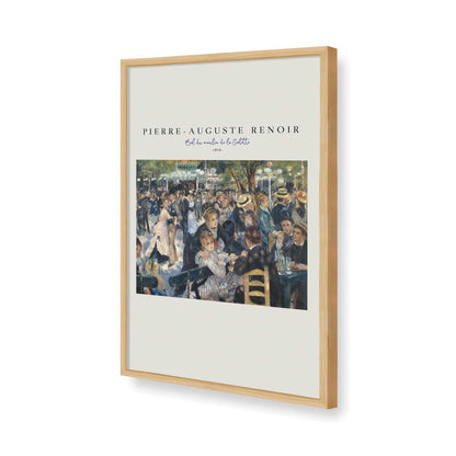 [Color:American Maple], Picture of art in a American Maple frame of the corner