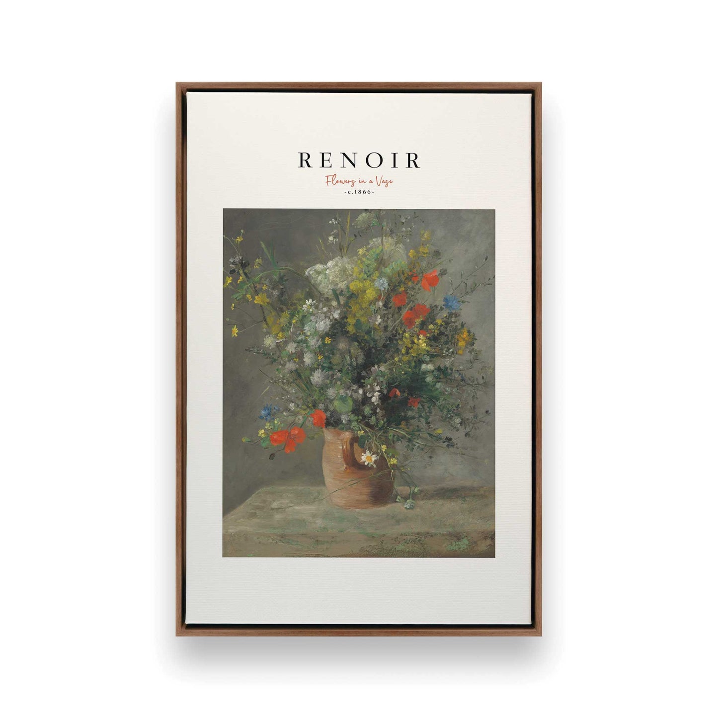 [Color:Walnut], Picture of art in a Walnut frame