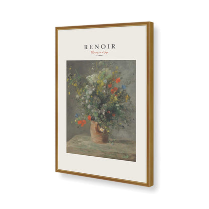 [Color:Polished Gold], Picture of art in a Polished Gold frame of the corner
