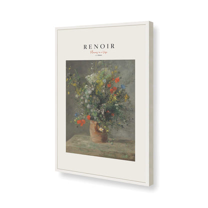 [Color:Opaque White], Picture of art in a Opaque White frame of the corner
