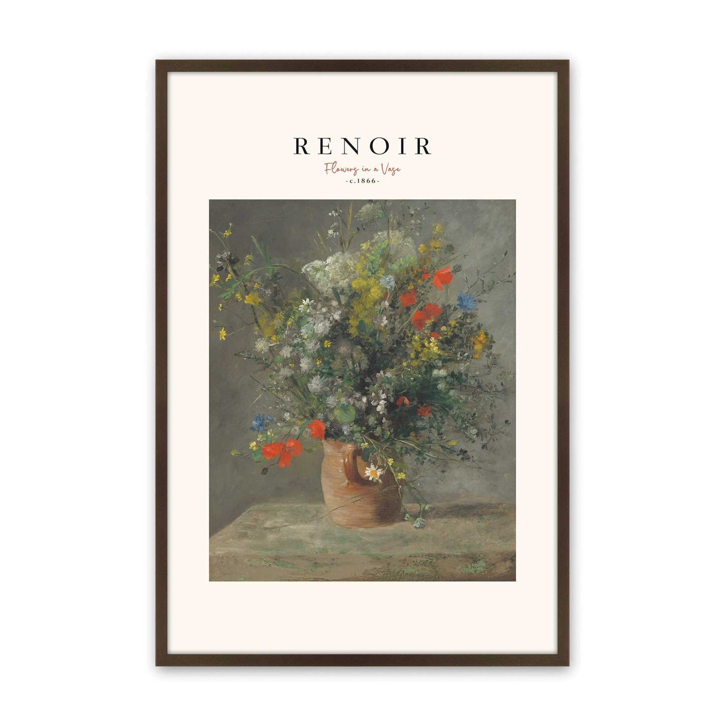 [Color:Belvinder Brown], Picture of art in a Belvinder Brown frame