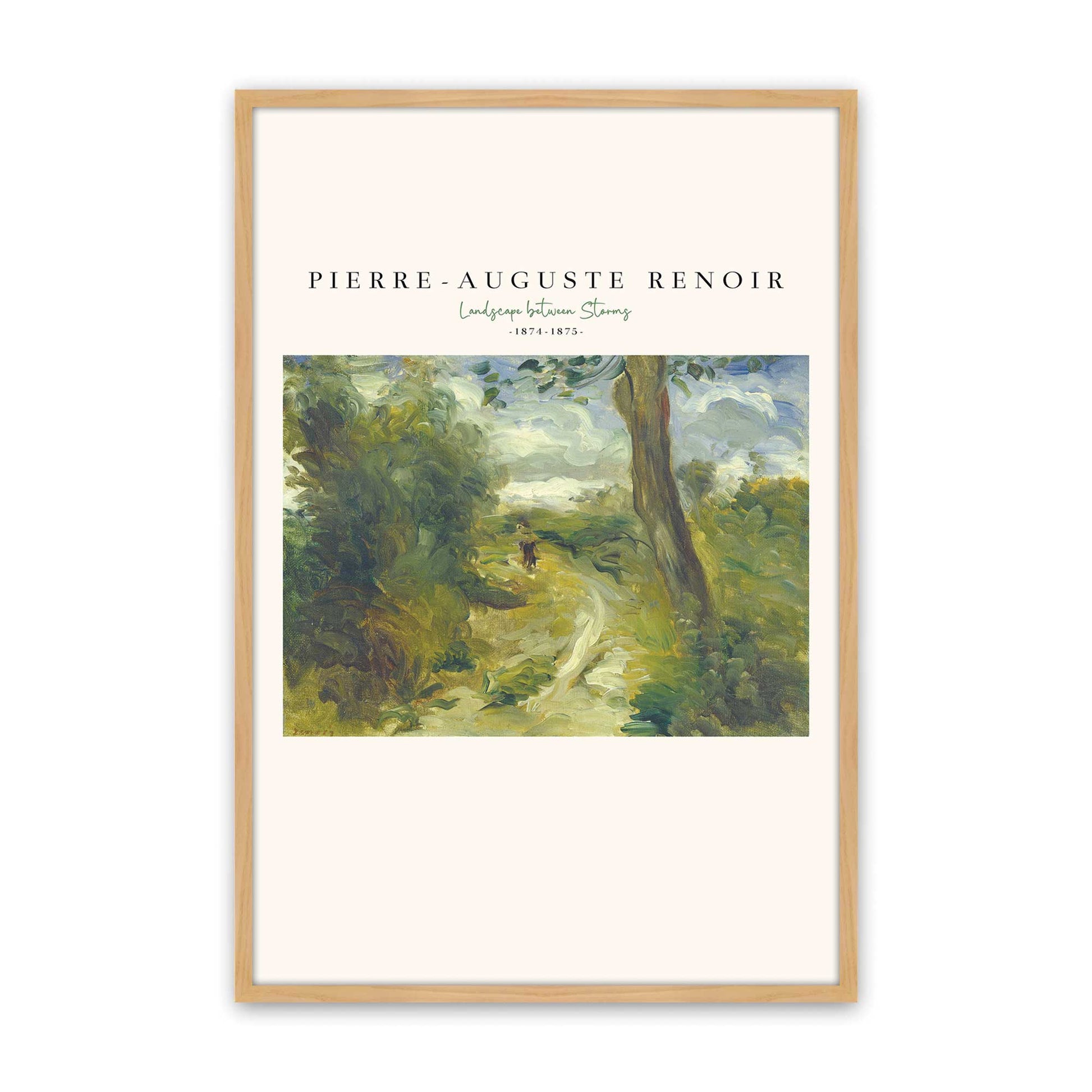 [Color:American Maple], Picture of art in a American Maple frame