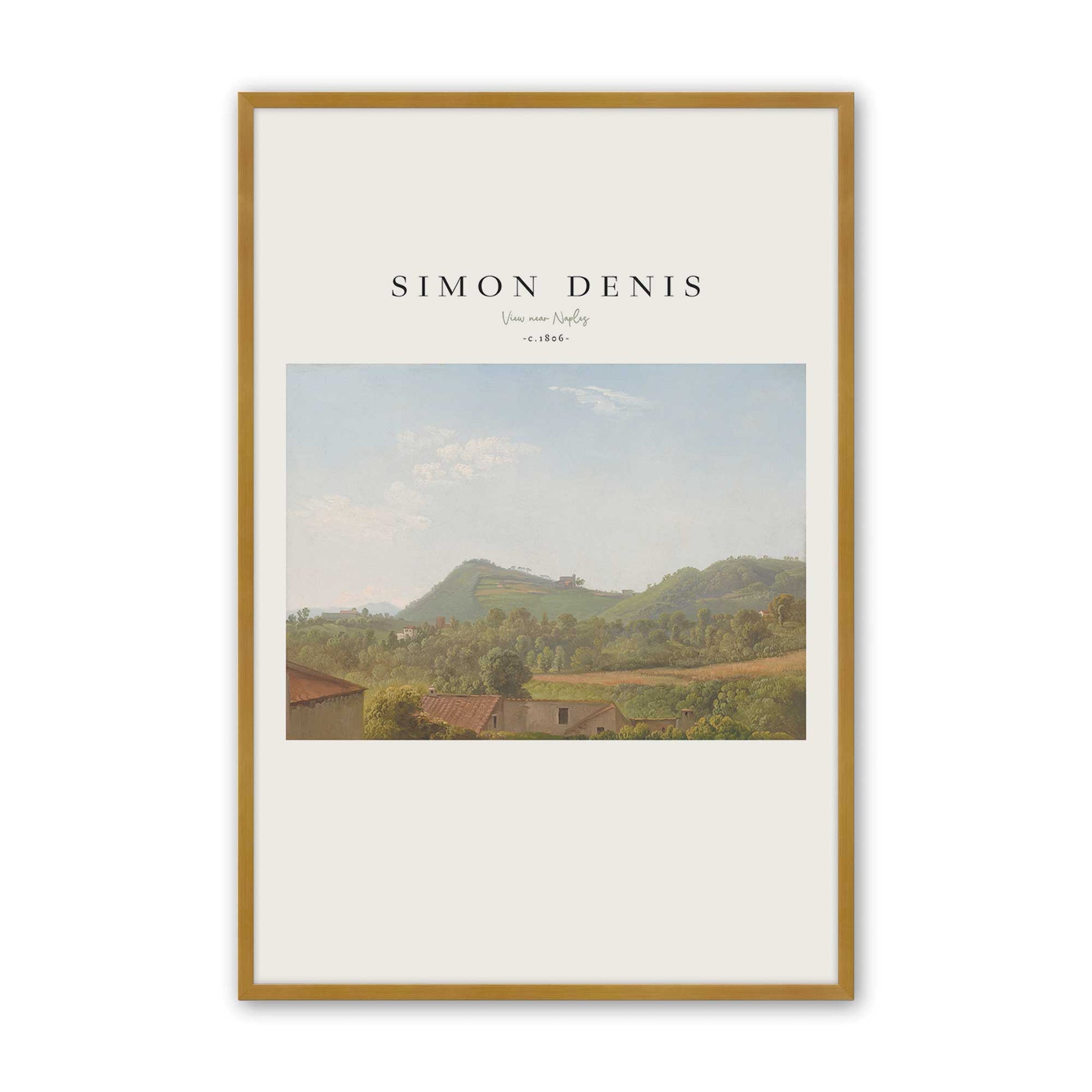 [Color:Polished Gold], Picture of art in a Polished Gold frame
