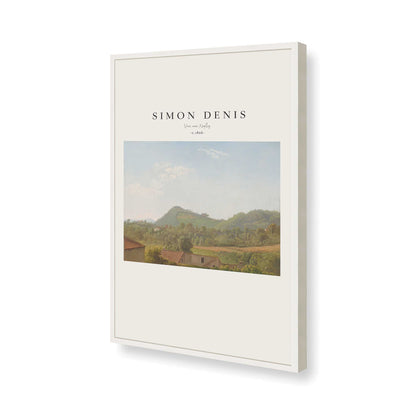 [Color:Opaque White], Picture of art in a Opaque White frame of the corner