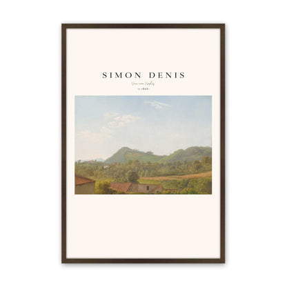 [Color:Belvinder Brown], Picture of art in a Belvinder Brown frame