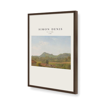 [Color:Belvinder Brown], Picture of art in a Belvinder Brown frame of the corner