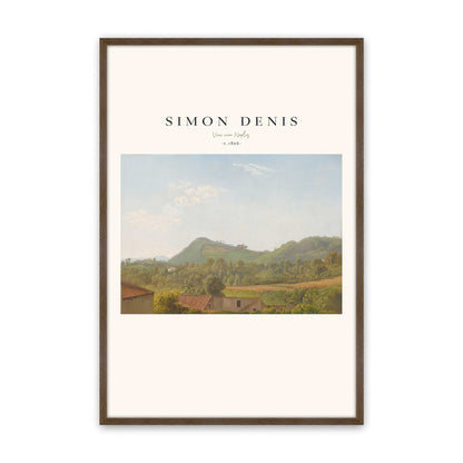 [Color:Walnut], Picture of art in a Walnut frame