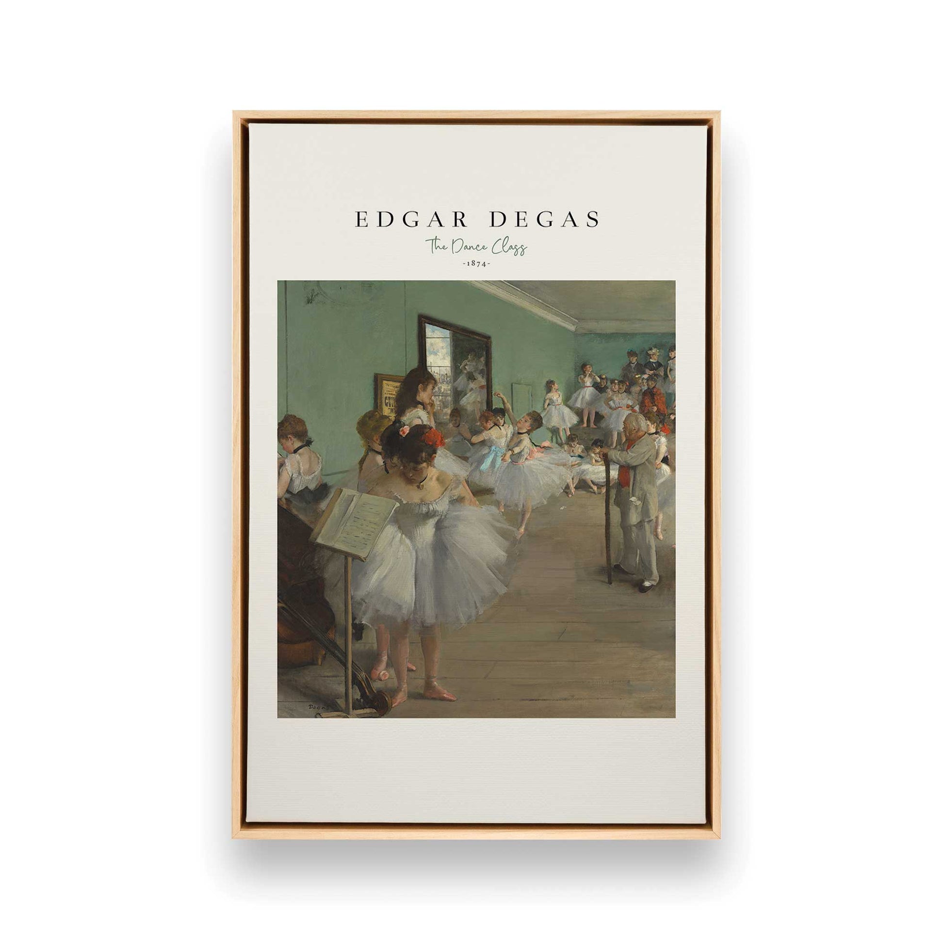 [Color:American Maple], Picture of art in a American Maple frame