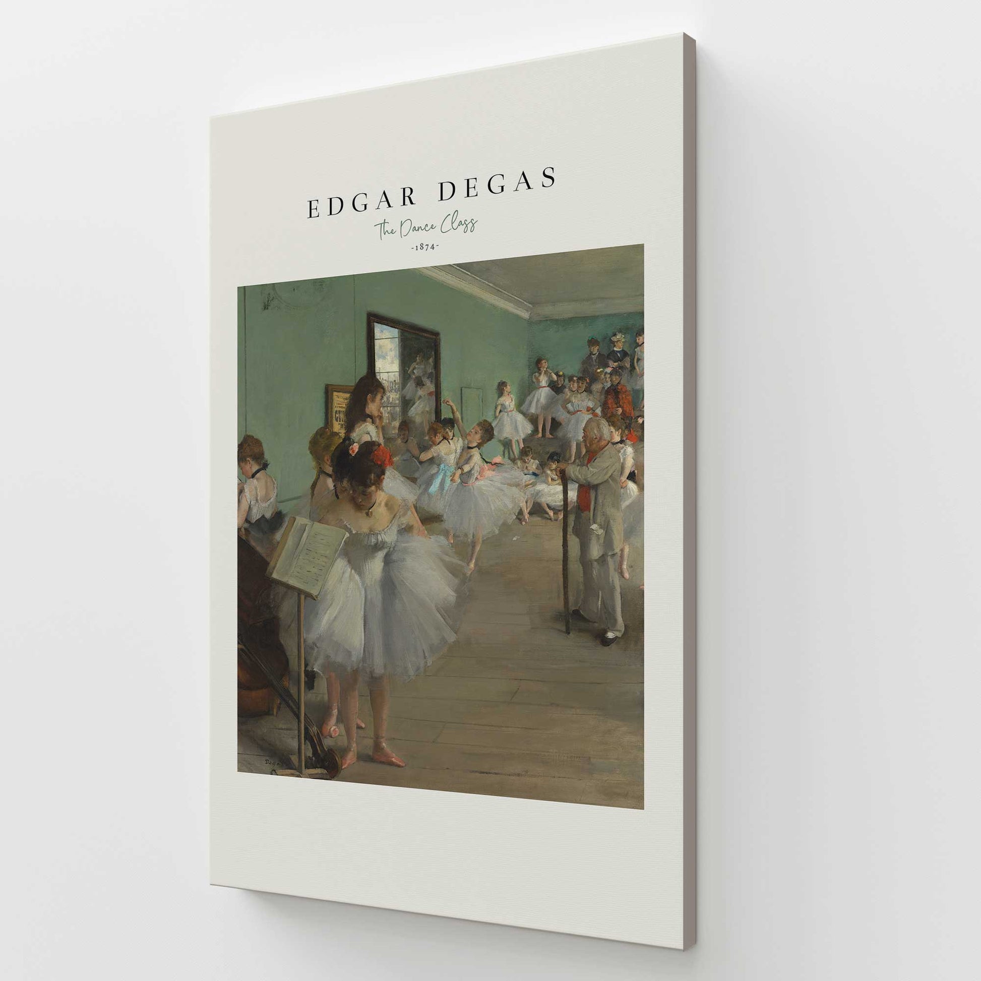 [Color:Stretched Canvas], Picture of art at an angle