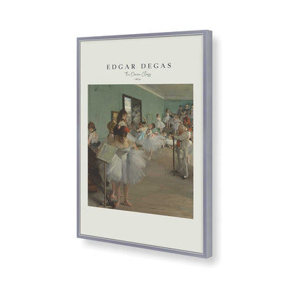 [Color:Polished Chrome], Picture of art in a Polished Chrome frame of the corner