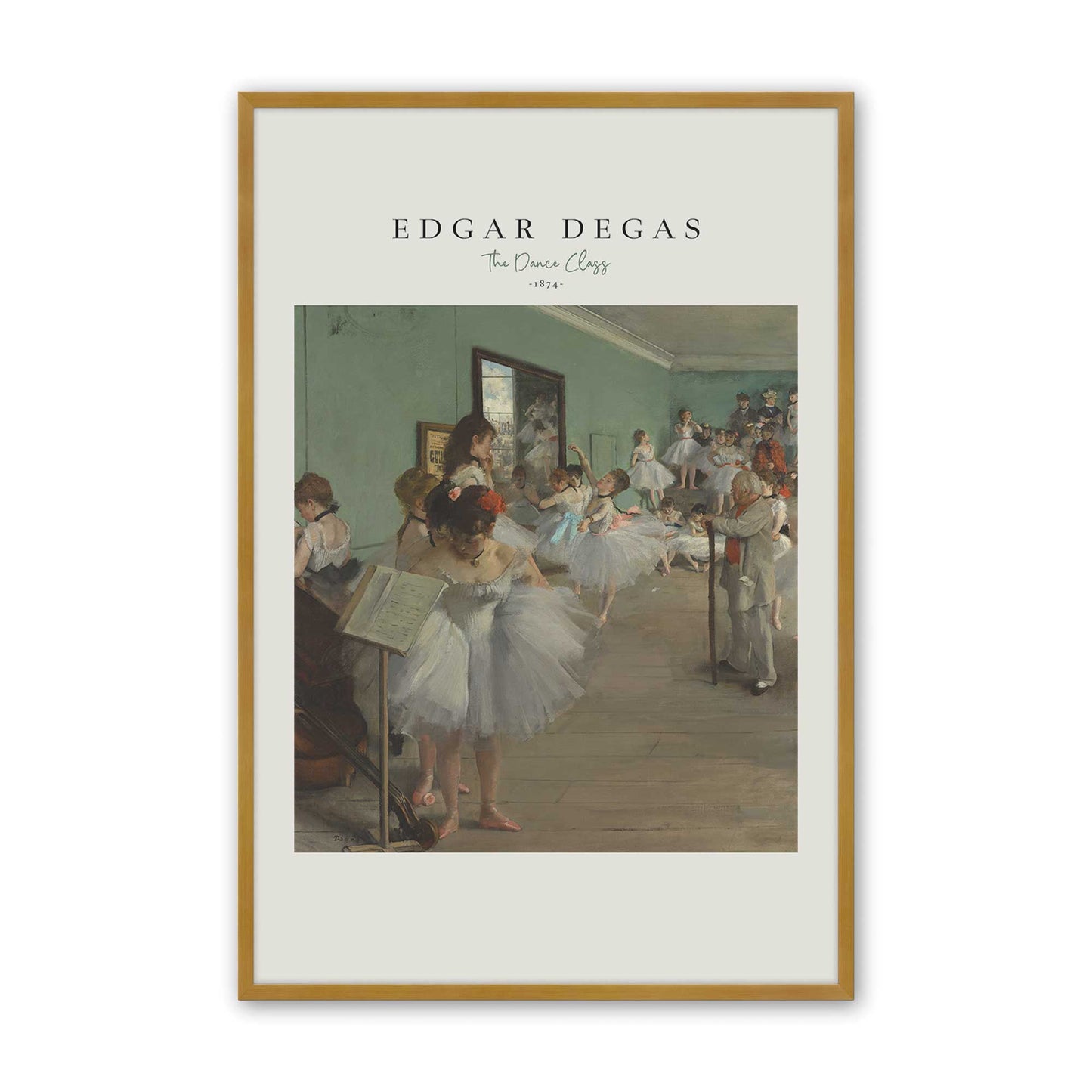 [Color:Polished Gold], Picture of art in a Polished Gold frame