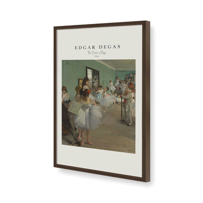 [Color:Brown], Picture of art in a Brown frame of the corner