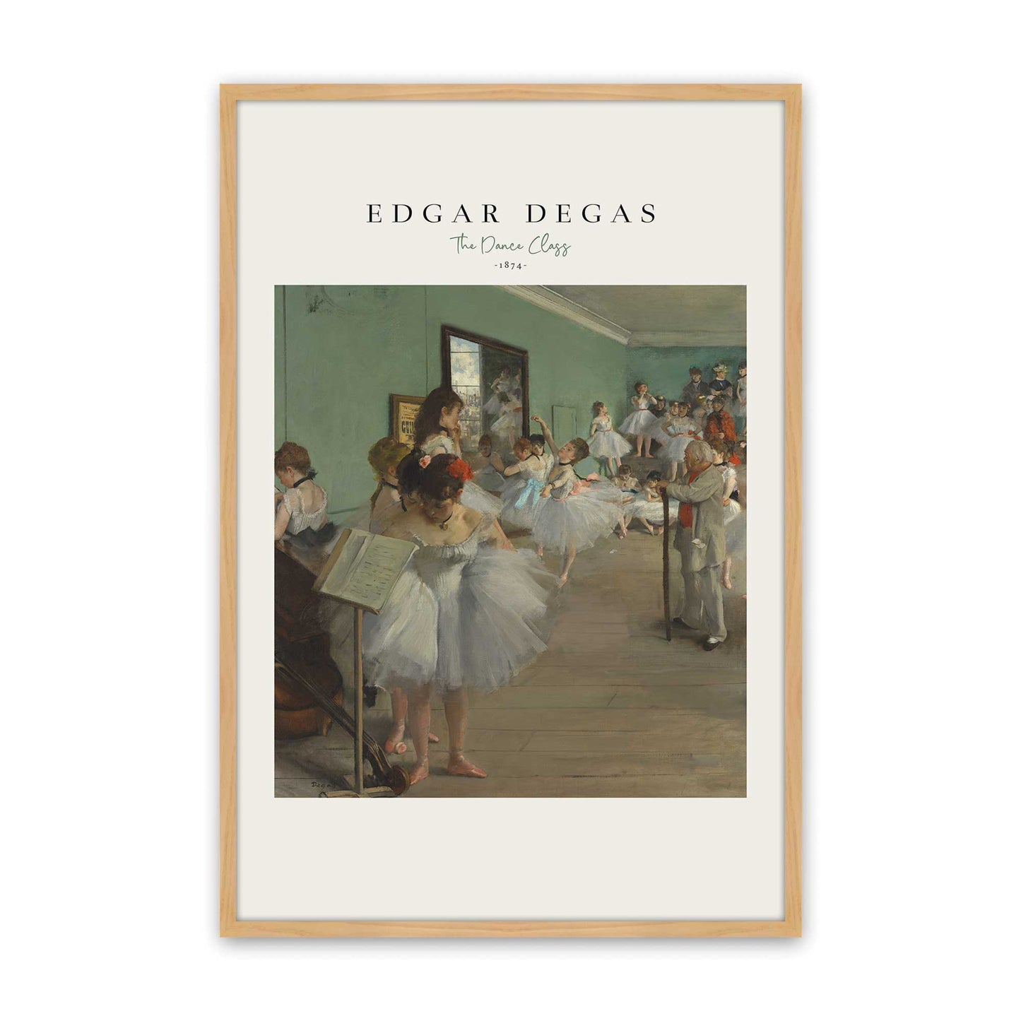 [Color:American Maple], Picture of art in a American Maple frame