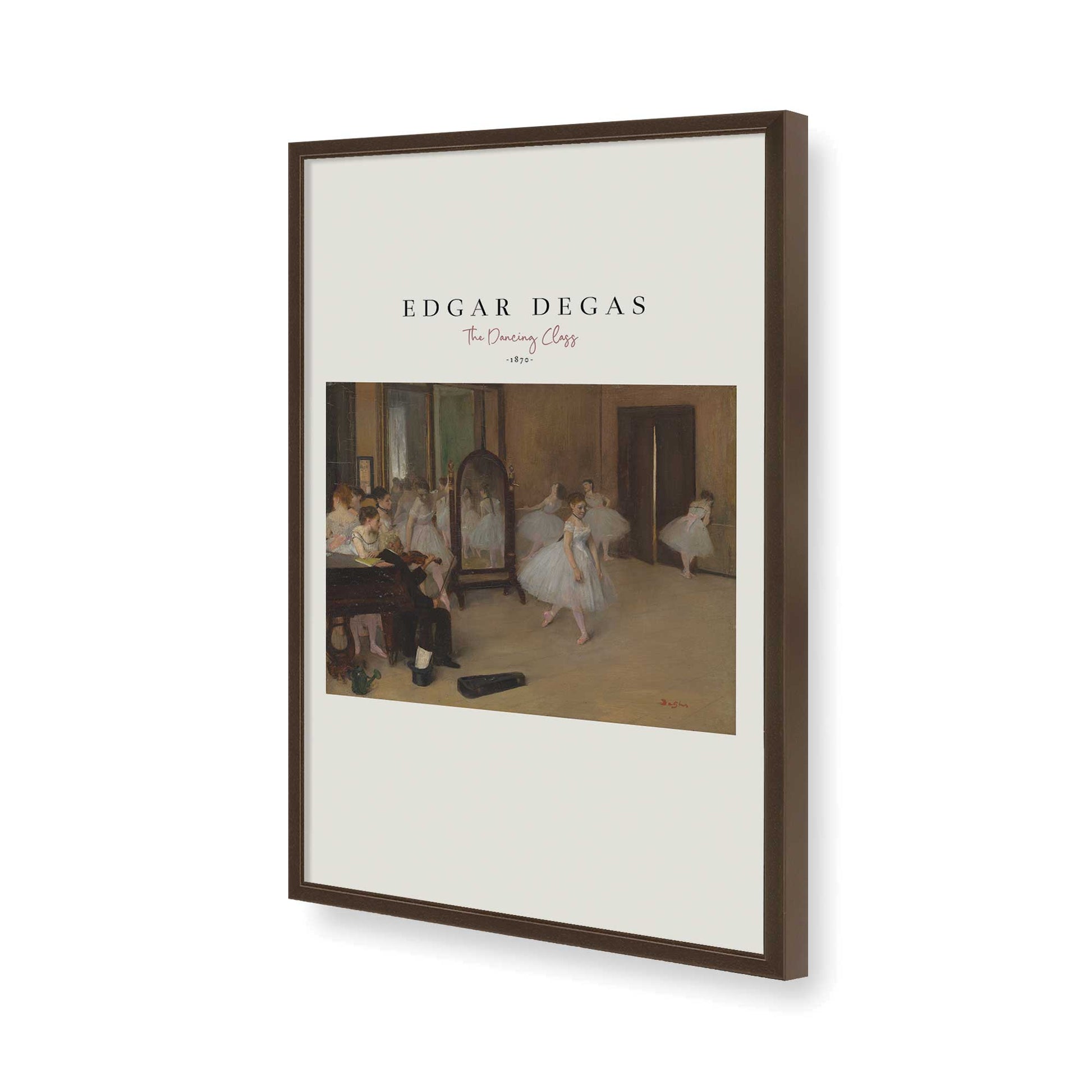[Color:Belvinder Brown], Picture of art in a Belvinder Brown frame of the corner