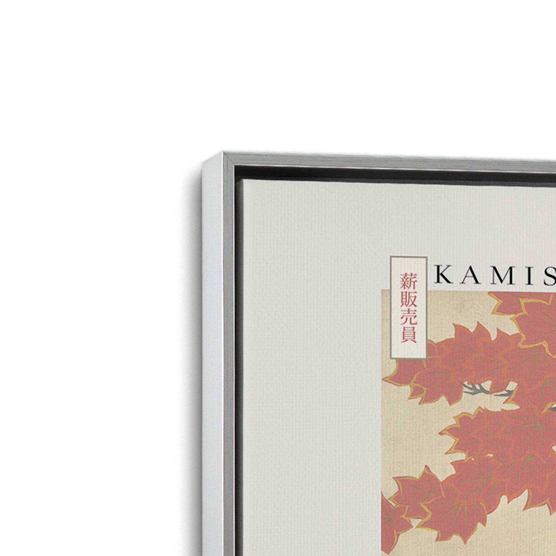 [Color:Polished Chrome], Picture of art in a Polished Chrome frame at an angle