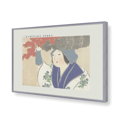 [Color:Polished Chrome], Picture of art in a Polished Chrome frame of the corner
