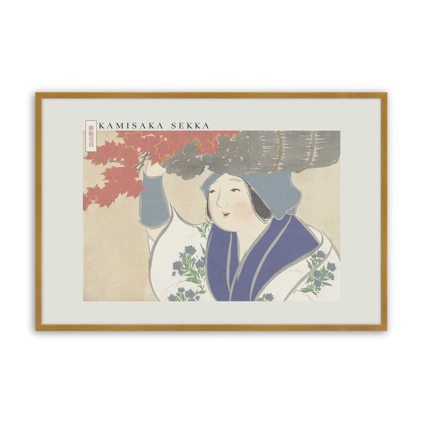 [Color:Polished Gold], Picture of art in a Polished Gold frame