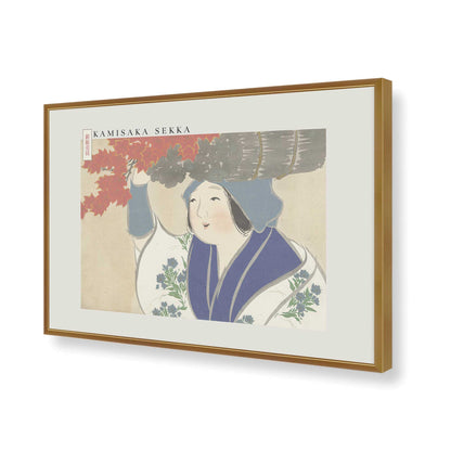 [Color:Polished Gold], Picture of art in a Polished Gold frame of the corner