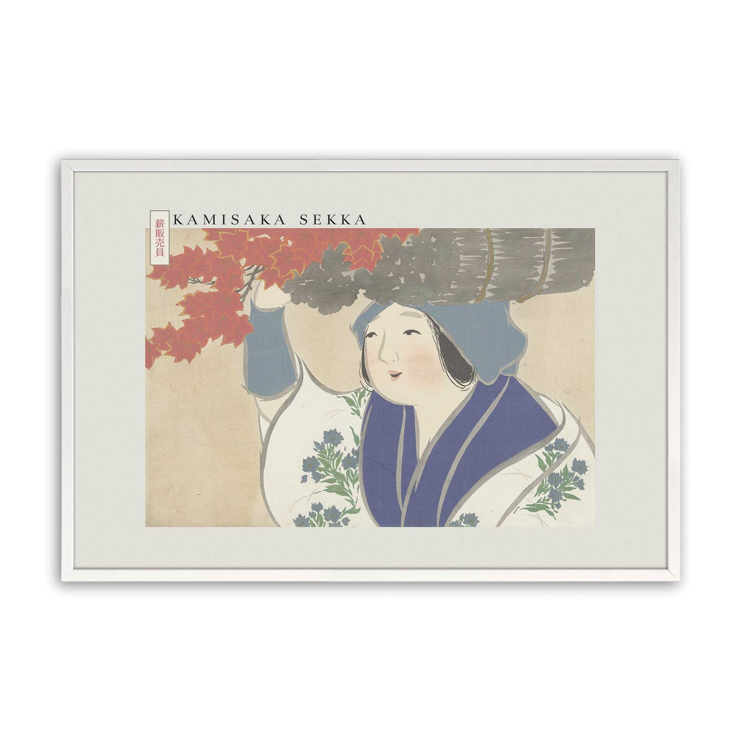 [Color:Opaque White], Picture of art in a Opaque White frame
