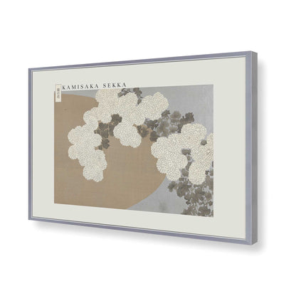 [Color:Polished Chrome], Picture of art in a Polished Chrome frame of the corner
