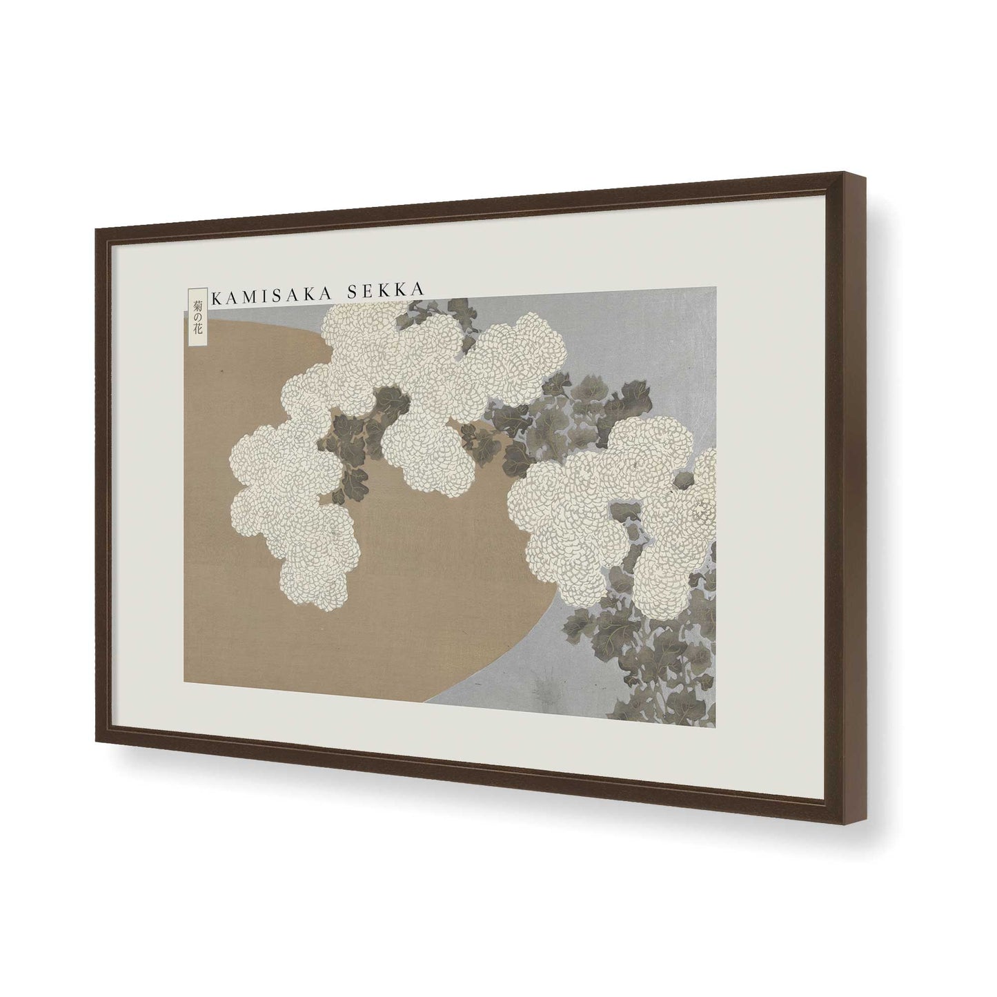 [Color:Belvinder Brown], Picture of art in a Belvinder Brown frame of the corner