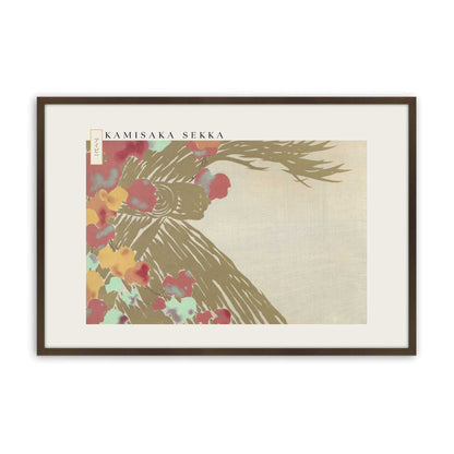 [Color:Brown], Picture of art in a Brown frame