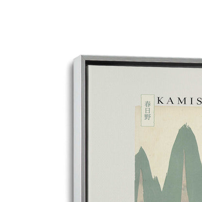 [Color:Polished Chrome], Picture of art in a Polished Chrome frame at an angle