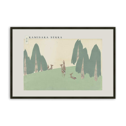 [Color:Satin Black], Picture of art in a Satin Black frame