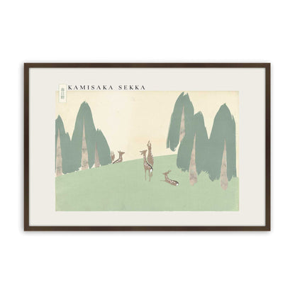[Color:Belvinder Brown], Picture of art in a Belvinder Brown frame