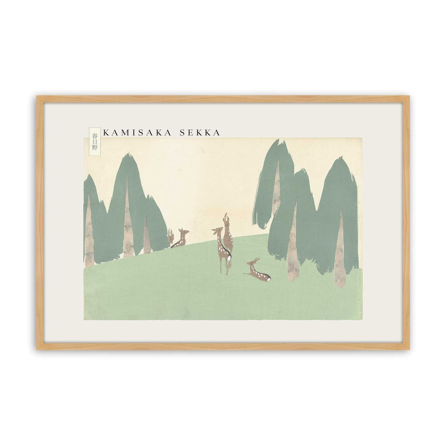 [Color:American Maple], Picture of art in a American Maple frame