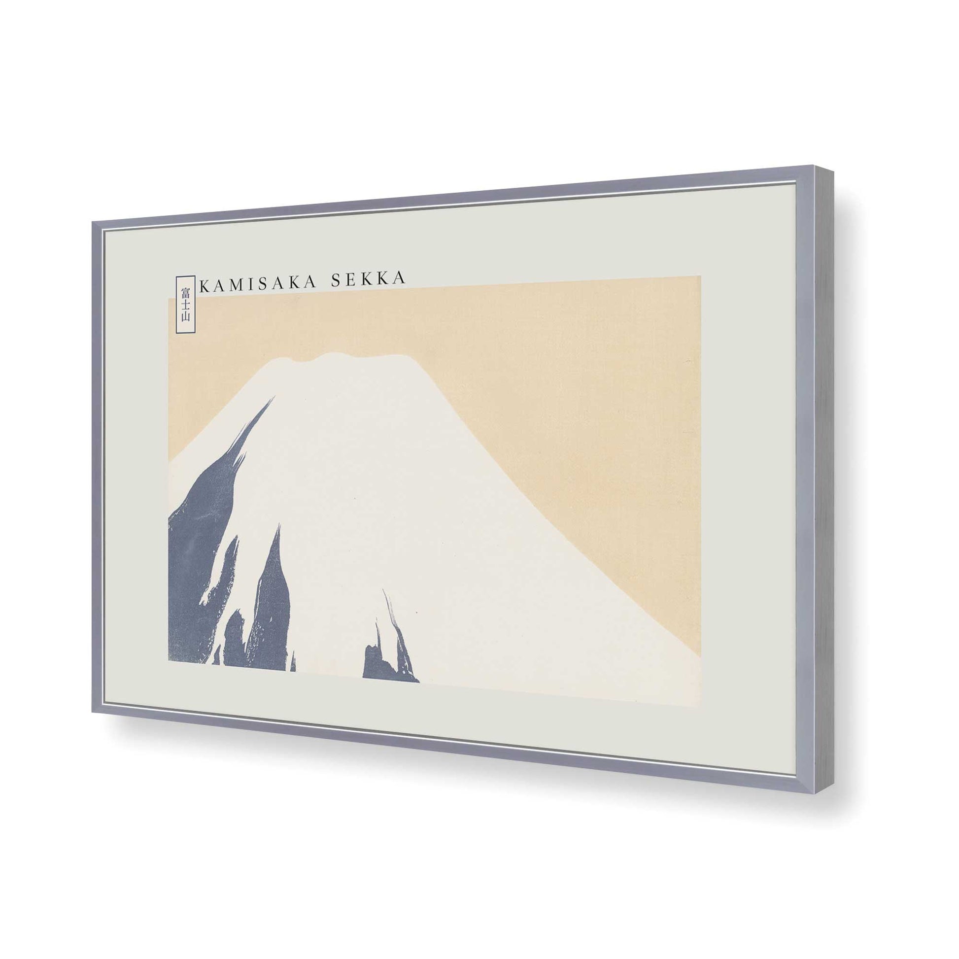[Color:Polished Chrome], Picture of art in a Polished Chrome frame of the corner