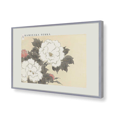 [Color:Polished Chrome], Picture of art in a Polished Chrome frame of the corner