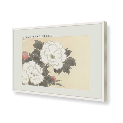 [Color:Opaque White], Picture of art in a Opaque White frame of the corner
