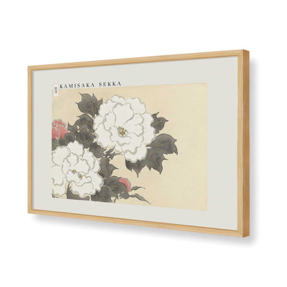 [Color:American Maple], Picture of art in a American Maple frame of the corner