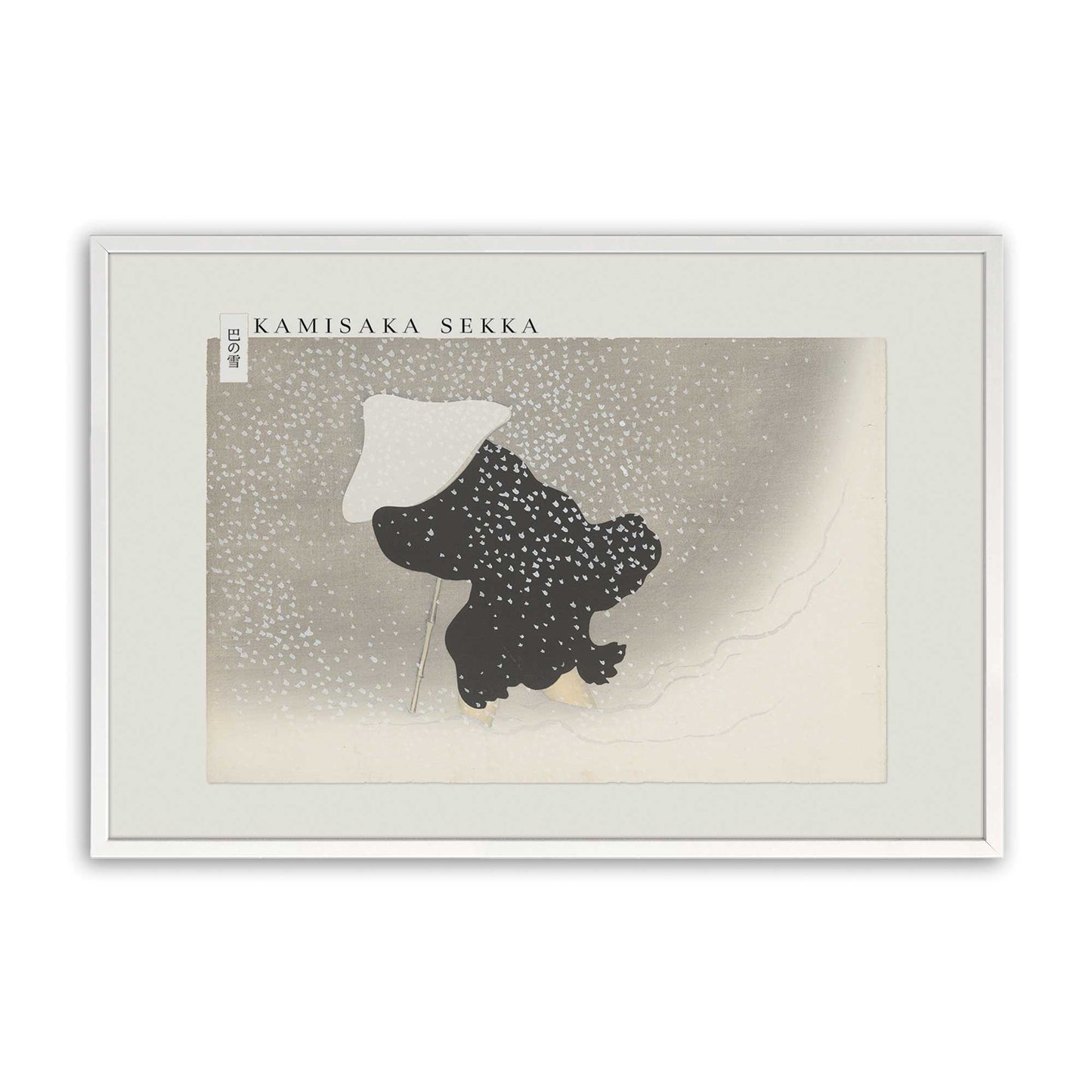 [Color:Opaque White], Picture of art in a Opaque White frame