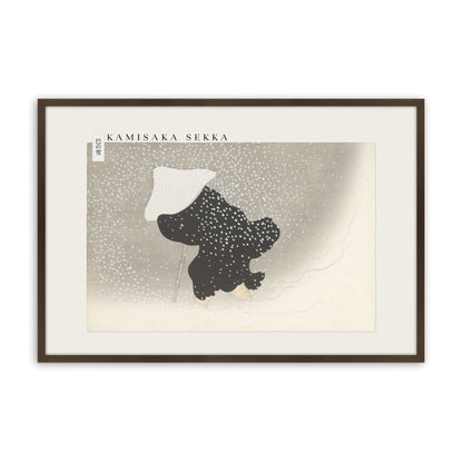 [Color:Brown], Picture of art in a Brown frame