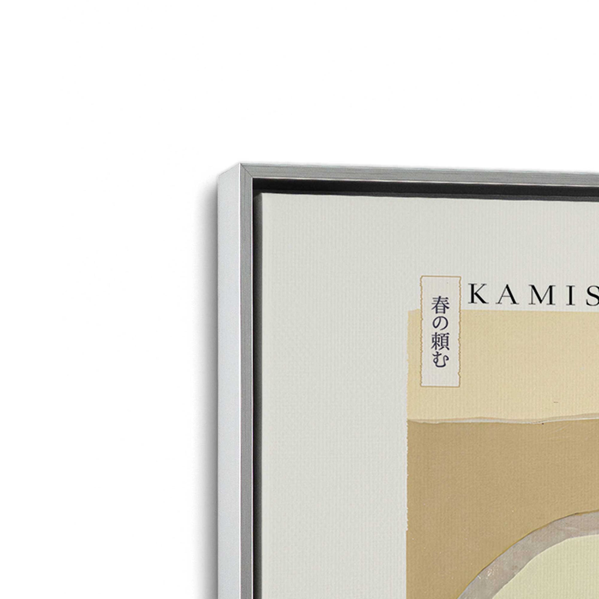 [Color:Polished Chrome], Picture of art in a Polished Chrome frame at an angle